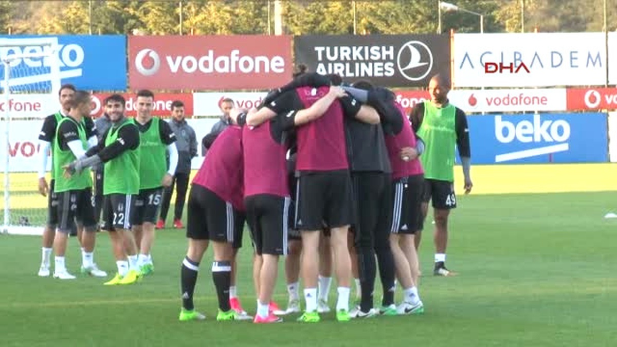 Beşiktaş\'ta Medipol Başakşehir Maçı Hazırlıkları