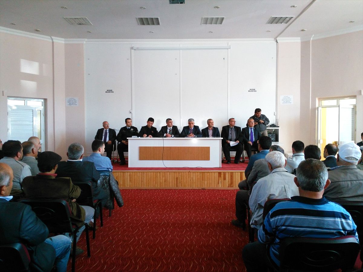Bozkır\'da Halk Toplantısı
