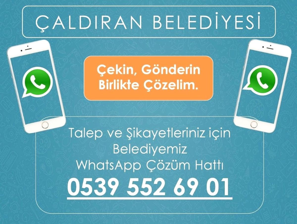 Çaldıran Belediyesi\'nin \'Whatsapp\' İletişim Hattına Yoğun İlgi