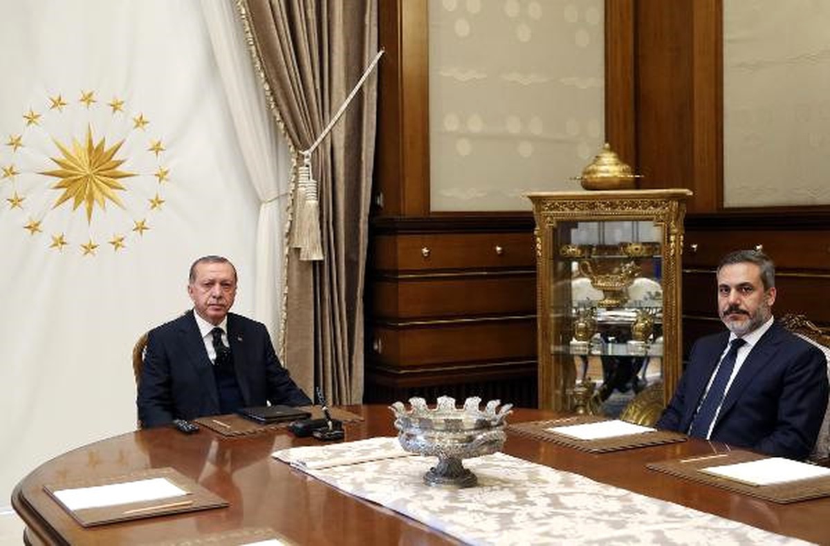Cumhurbaşkanı Erdoğan, MİT Müsteşarı Fidan\'ı Kabul Etti