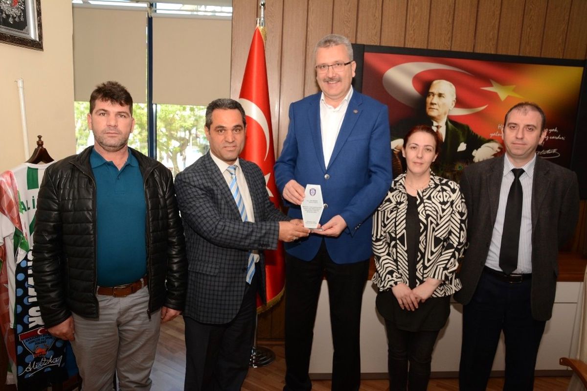 Eğitim Kurumlarından Belediyeye Teşekkür Ziyareti