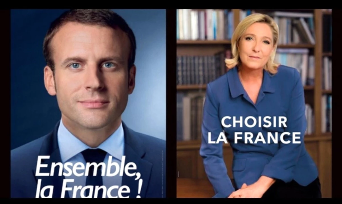 Fransız Cumhurbaşkanı Adaylarının İkinci Tur Afişleri