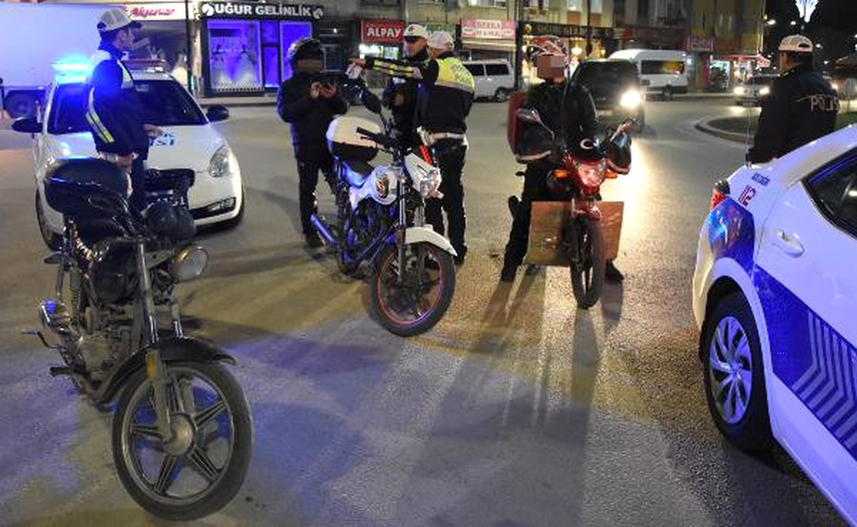 İkiz Plakalı Motosiklete 6 Bin 954 Lira Ceza