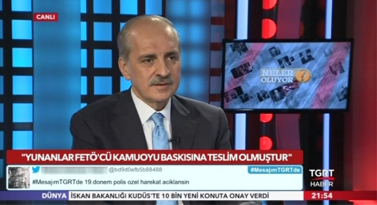 Kurtulmuş\'tan Önemli Açıklamalar