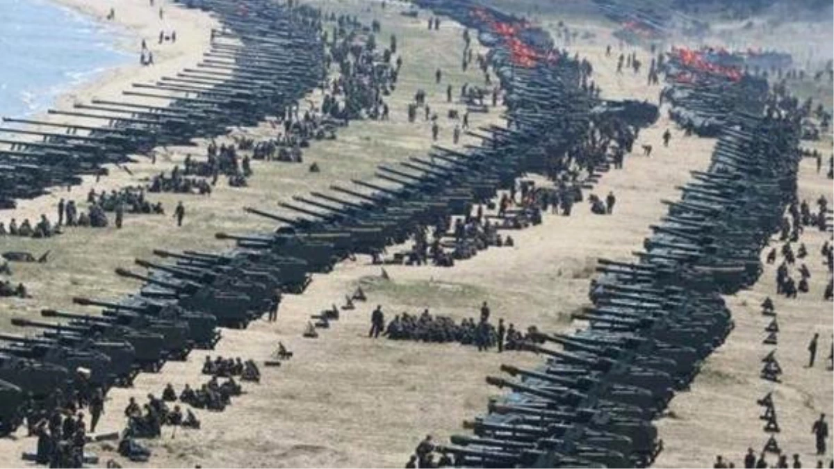Kuzey Kore Yüzlerce Topçuyu Sınıra Dizdi, ABD\'ye Resti Çekti
