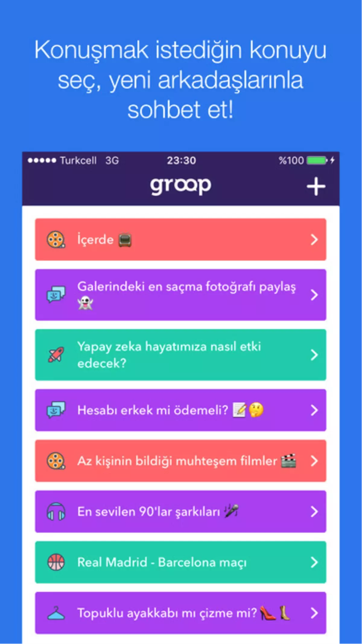 Yerli Mobil Sohbet Uygulaması Groop Dünyaya Açılıyor