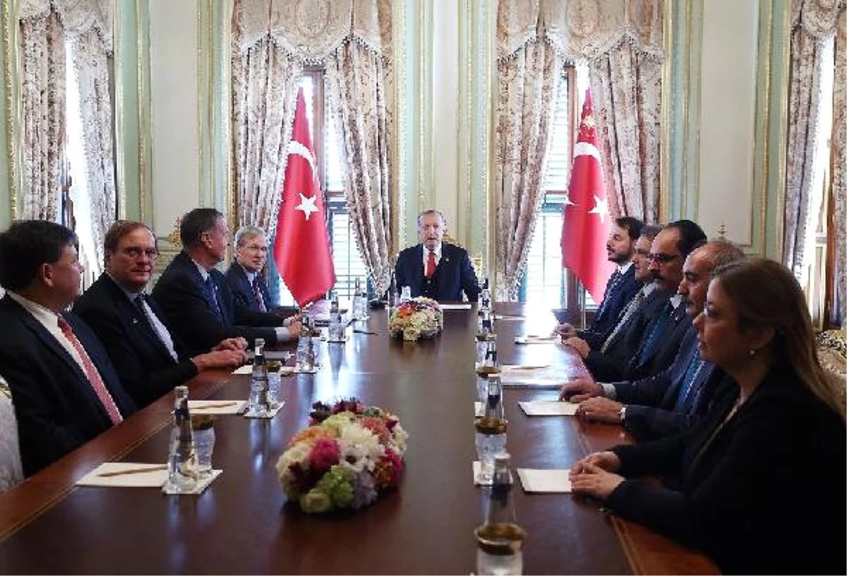 Cumhurbaşkanı Erdoğan Atlantik Konseyi Yönetim Kurulu\'nu Kabul Etti