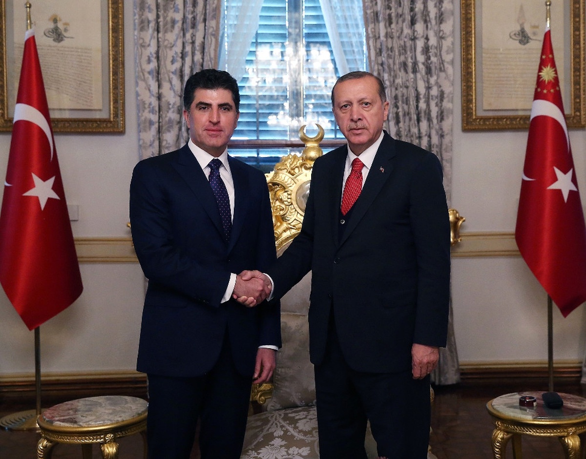 Cumhurbaşkanı Erdoğan Barzani\'yi Kabul Etti