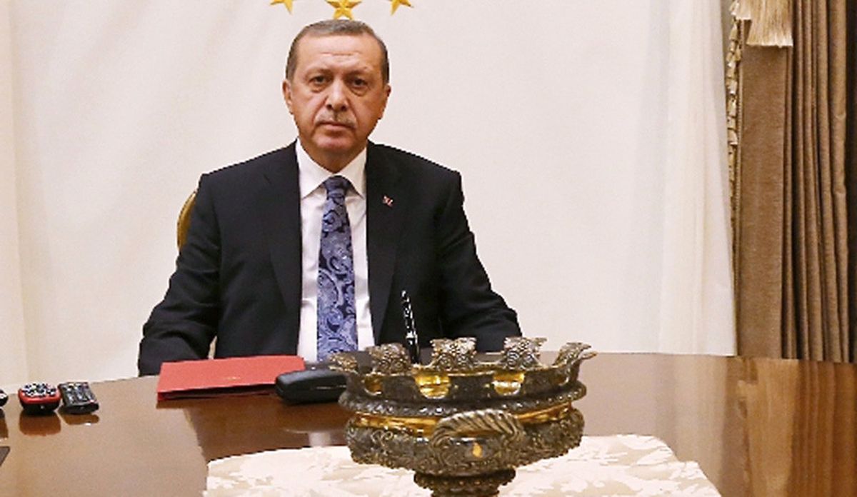Erdoğan Barzani\'yi Kabul Ediyor