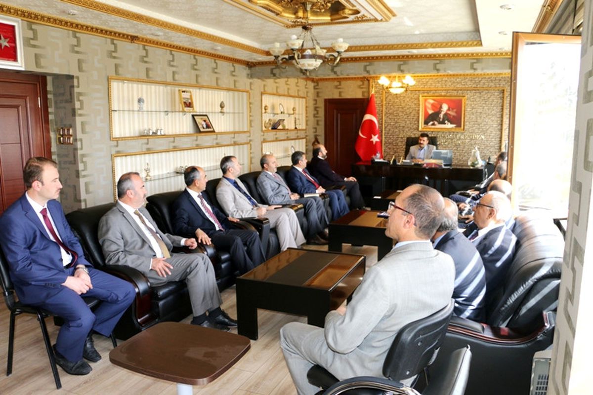 İl ve İlçe Müftüleri Kaymakam Yosunkaya\' yı Ziyaret Ettiler