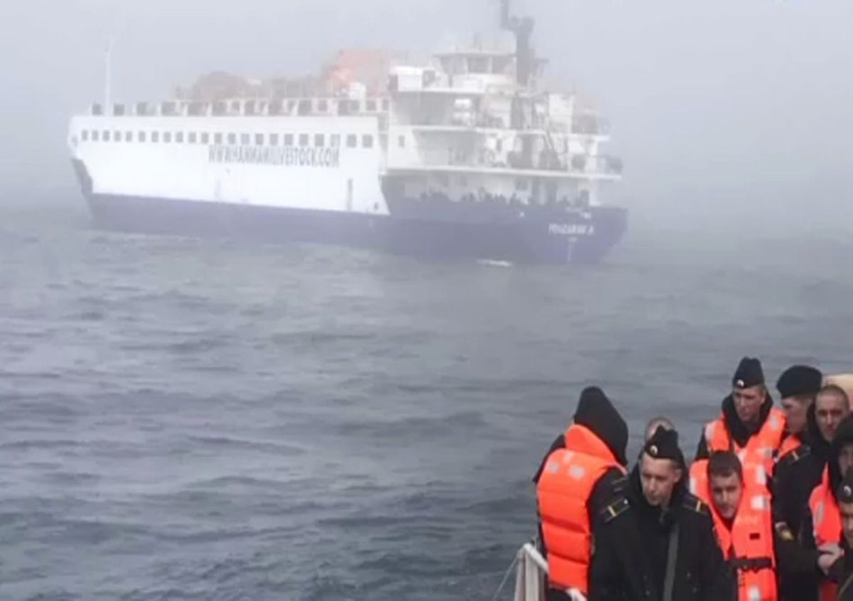 Karadeniz\'de Batan Rus Gemisinin Mürettebatı Ülkesine Döndü