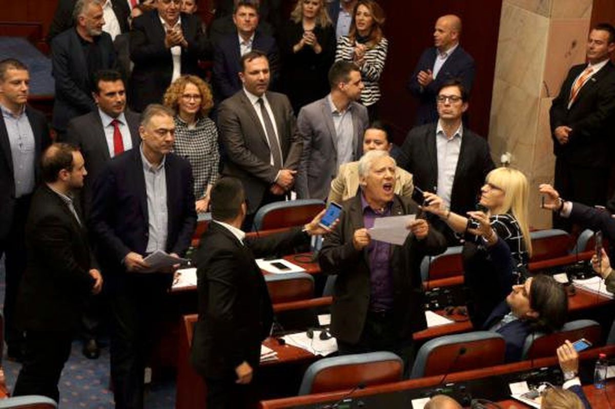 Makedonya Meclisindeki Olaylar