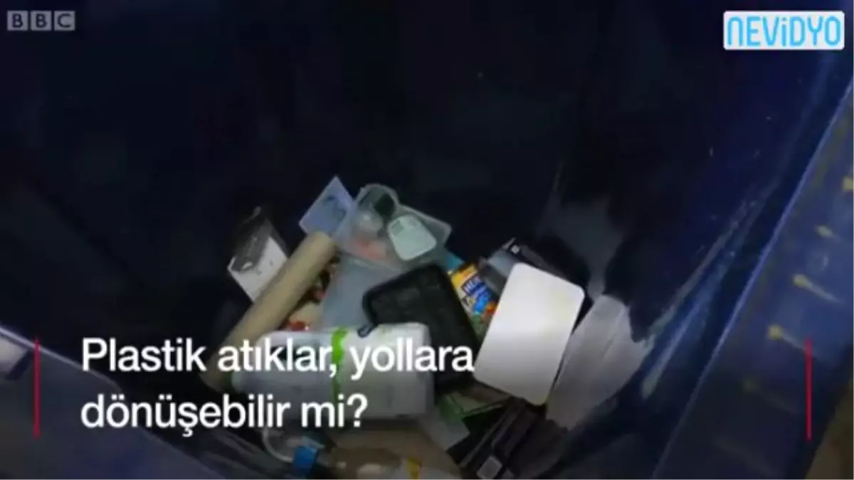 Plastik Atıklardan Yol Yapıldı