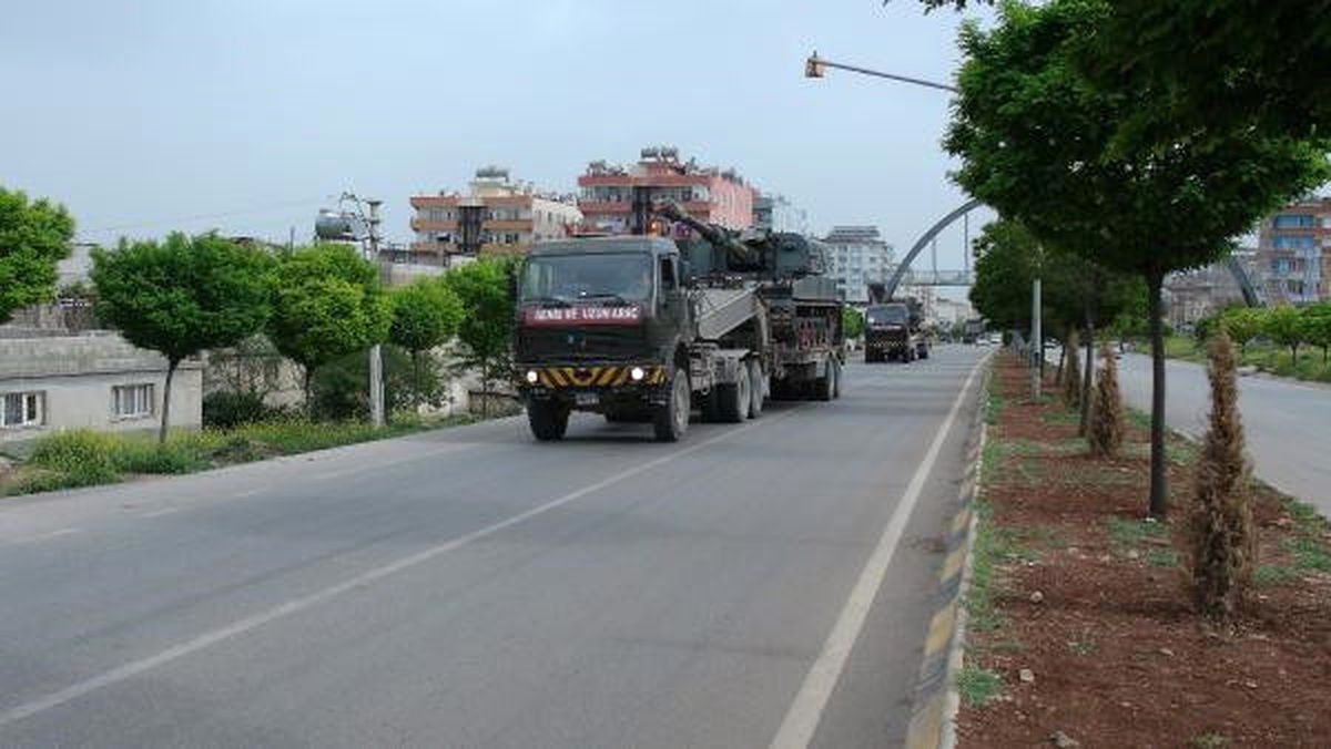 Suriye Sınırına Askeri Sevkiyat
