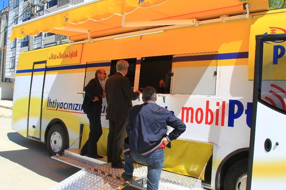 Tekirdağ\'da PTT\'den Mobil Hizmet