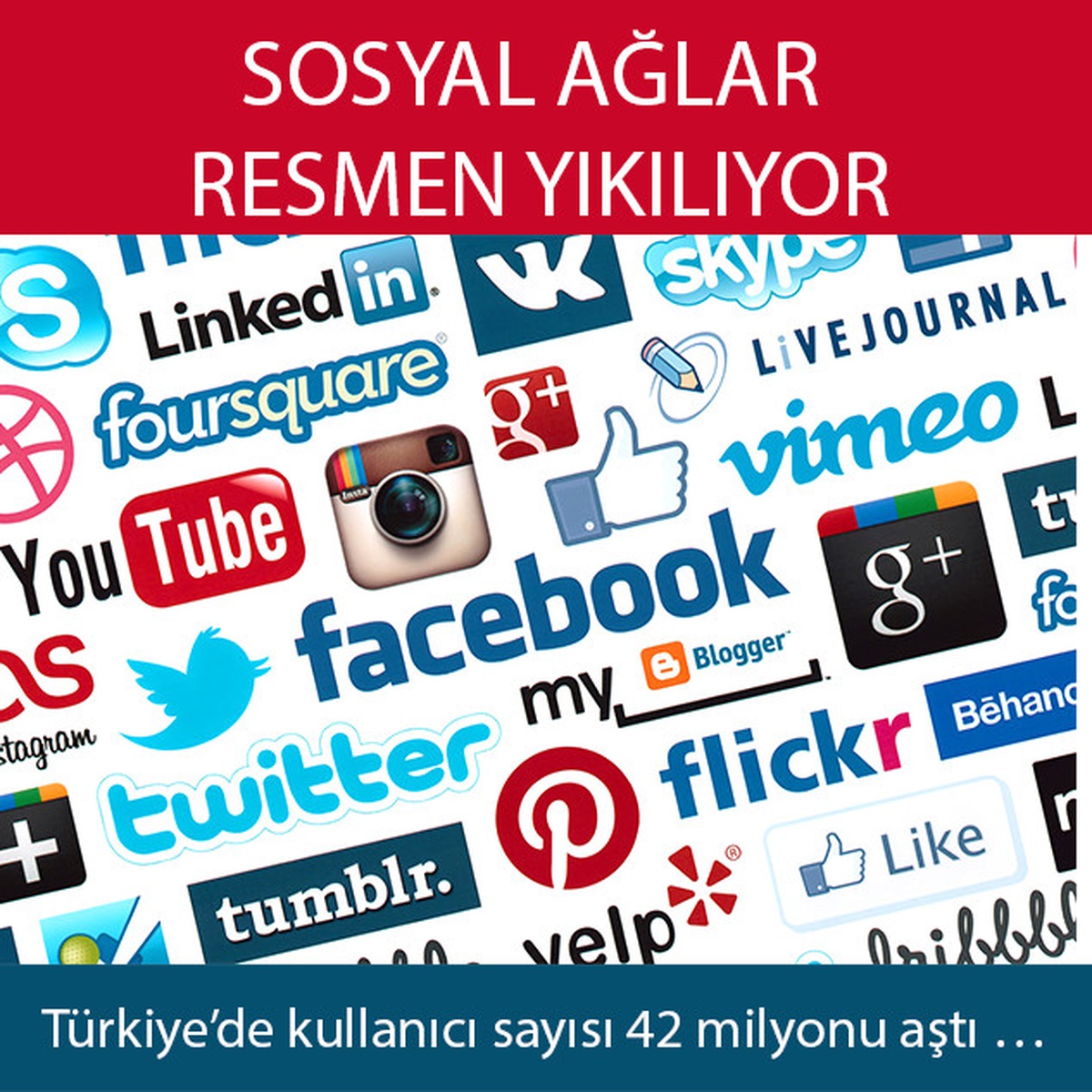 Türkiye\'de kullanıcı sayısı 42 milyonu aştı …