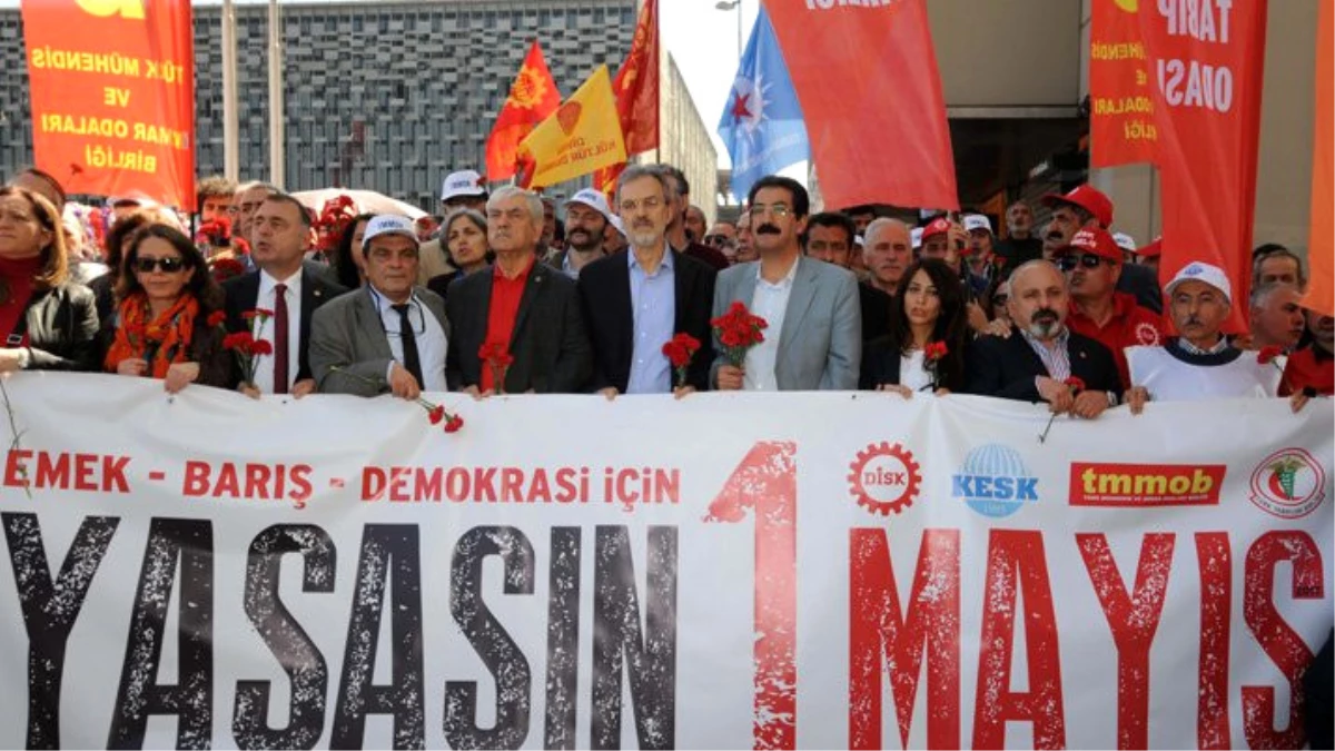 Dha İstanbul- (Ek Görüntü ile Geniş Haber) 1 Mayıs Tertip Komitesi, Kazancı Yokuşu\'nda Anma Yaptı