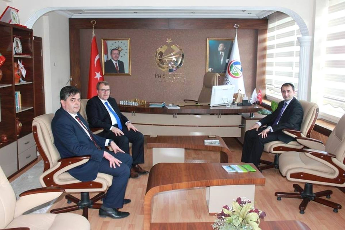 Milletvekili Eldemir ve Başkan Yalçın\'dan Kaymakam Sağır\'a Ziyareti