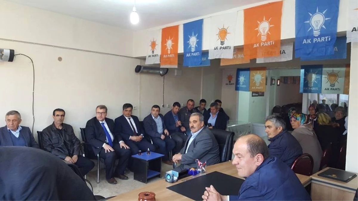 Milletvekili Eldemir ve Başkan Yalçın\'ndan AK Parti İlçe Teşkilatına Teşekkür Ziyareti