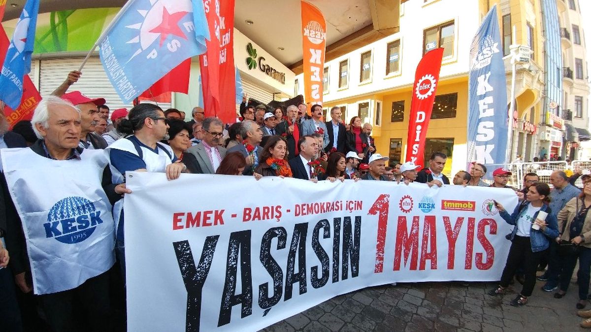 Taksim\'de 1 Mayıs Anması