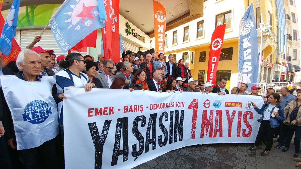 Taksim\'de 1 Mayıs Anması