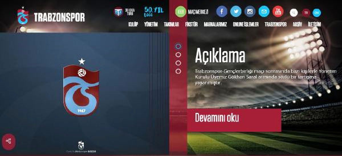 Trabzonspor\'dan Tartışma Açıklaması