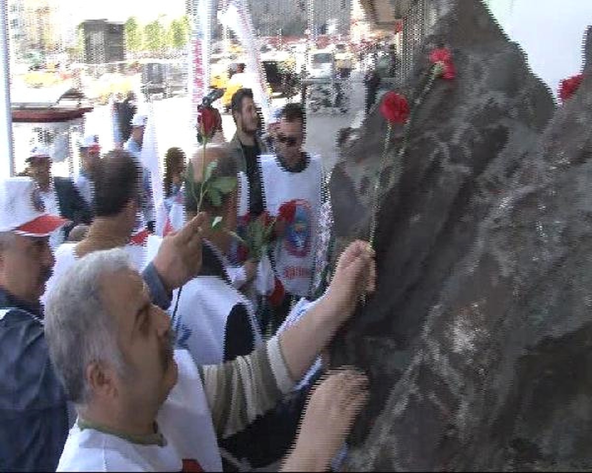 Birleşik Kamu-İş Sendikası Kazancı Yokuşu\'nda Anma Yaptı
