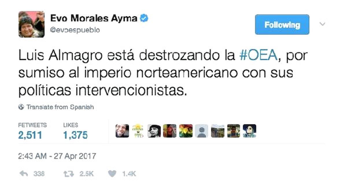 Bolivya Devlet Başkanı Morales\'ten Maduro\'ya Destek