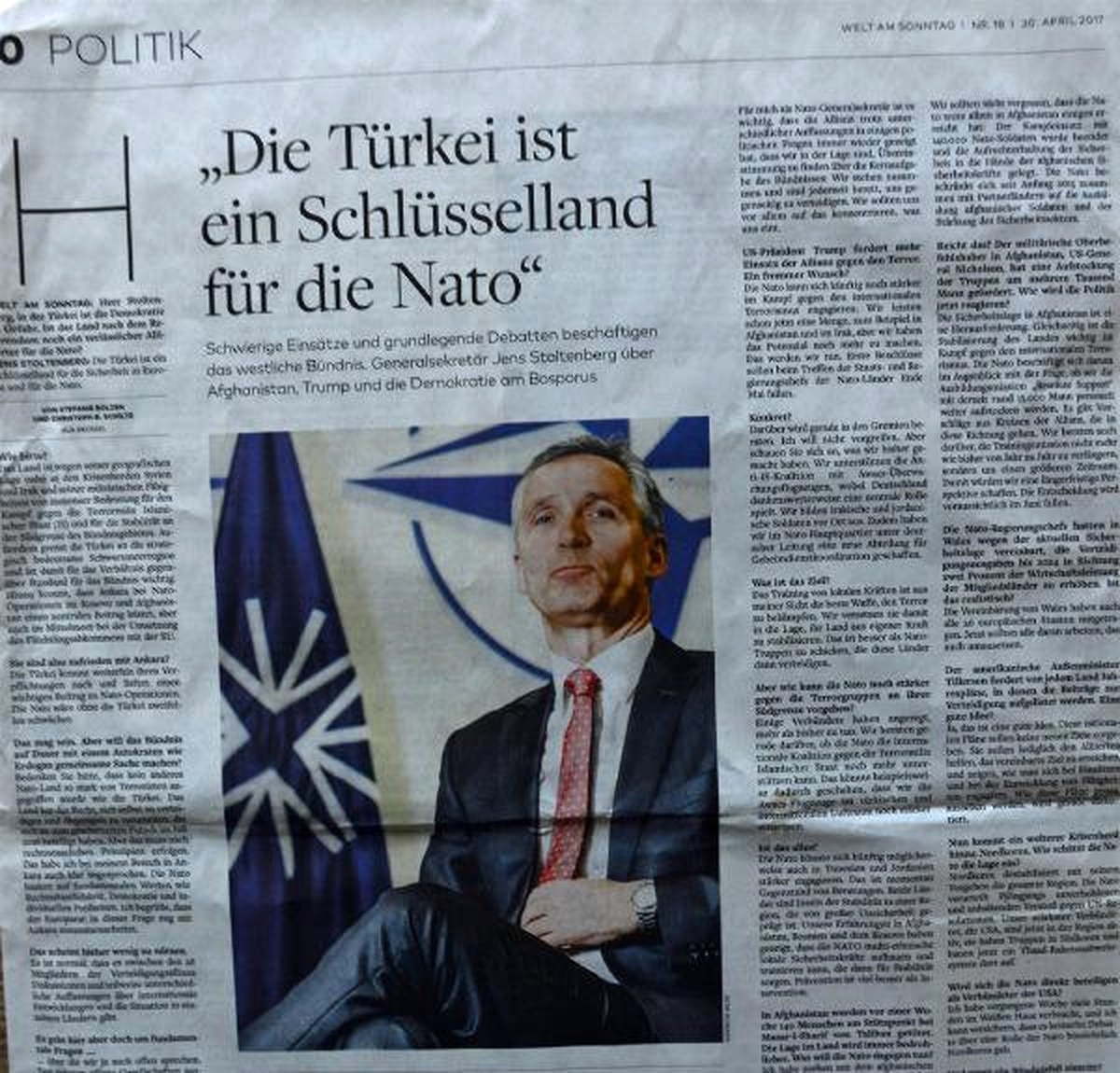 NATO Genel Sekreteri Jens Stoltenberg: Türkiye NATO İçin Kilit Ülke