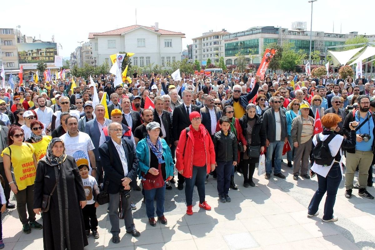 1 Mayıs Yalova\'da Sakin Kutlandı
