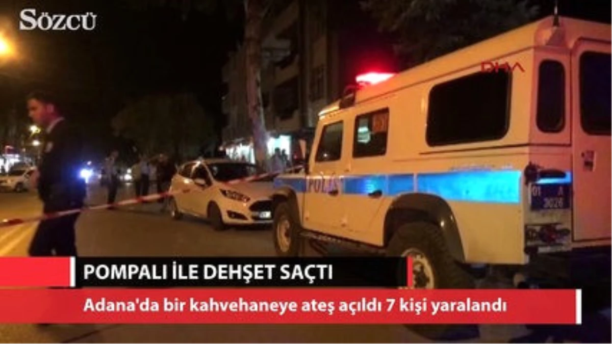Adana\'da Pompalı Tüfekle Dehşet Saçtı