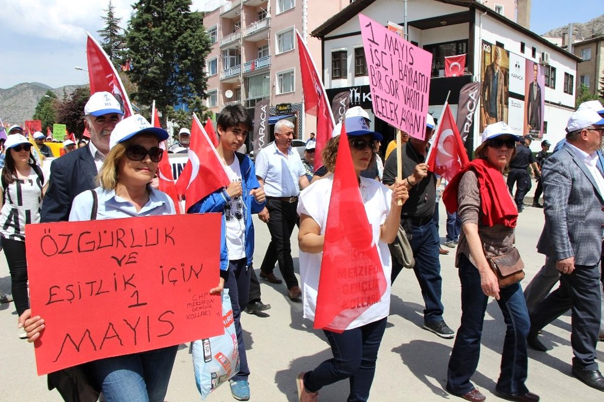 Amasya\'da 1 Mayıs Kutlamaları