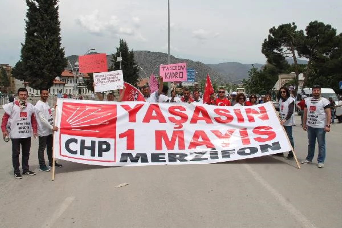 Amasya\'da 1 Mayıs Kutlaması