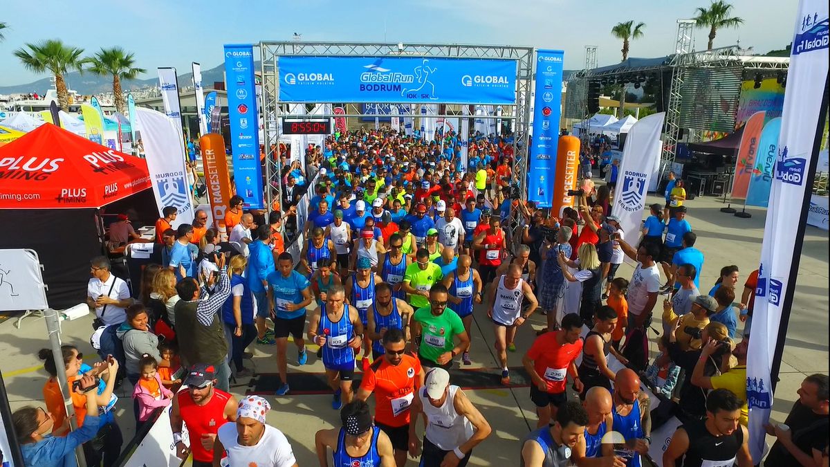 Bodrum\'da Global Run coşkusu