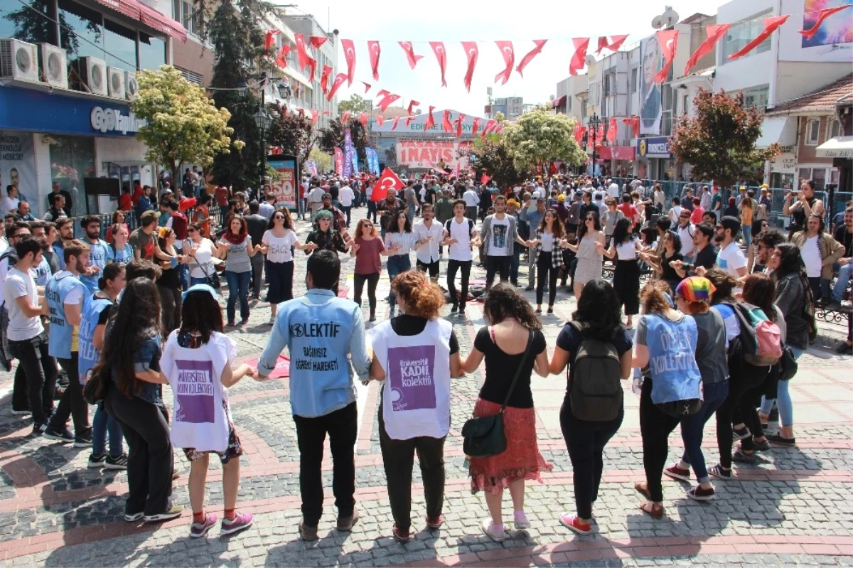 Edirne\'de 1 Mayıs İşçi Bayramı Coşkuyla Kutlandı