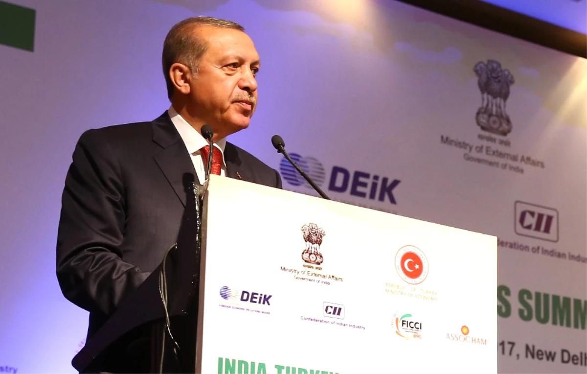 Erdoğan Hindistan\'da Konuştu