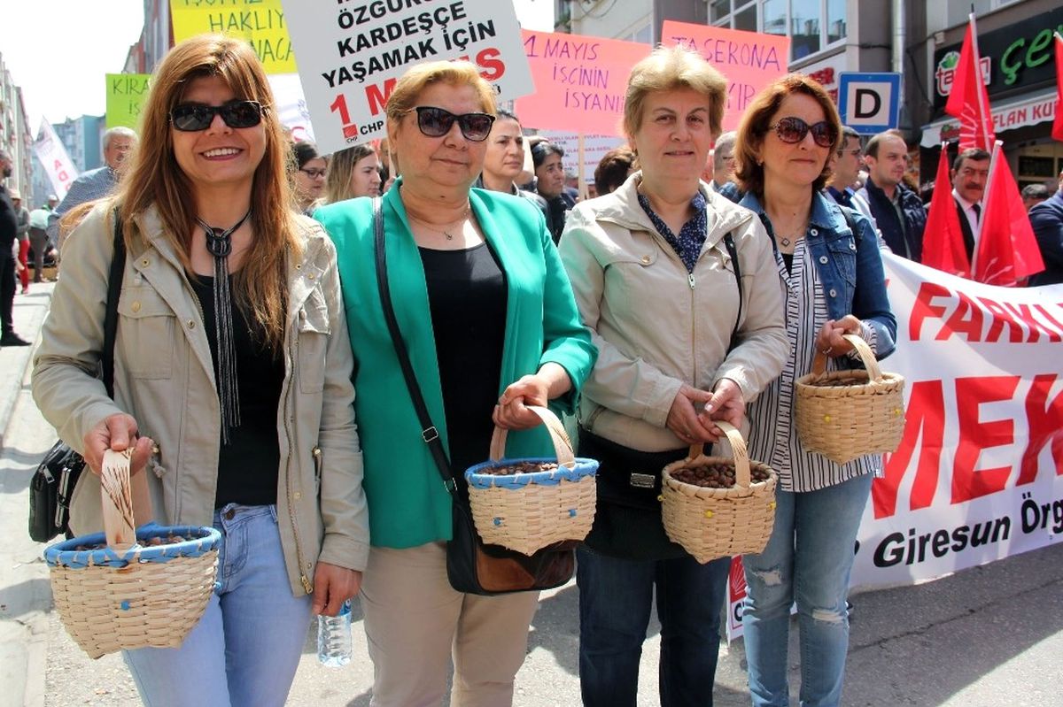 Giresun\'da 1 Mayıs Kutlaması