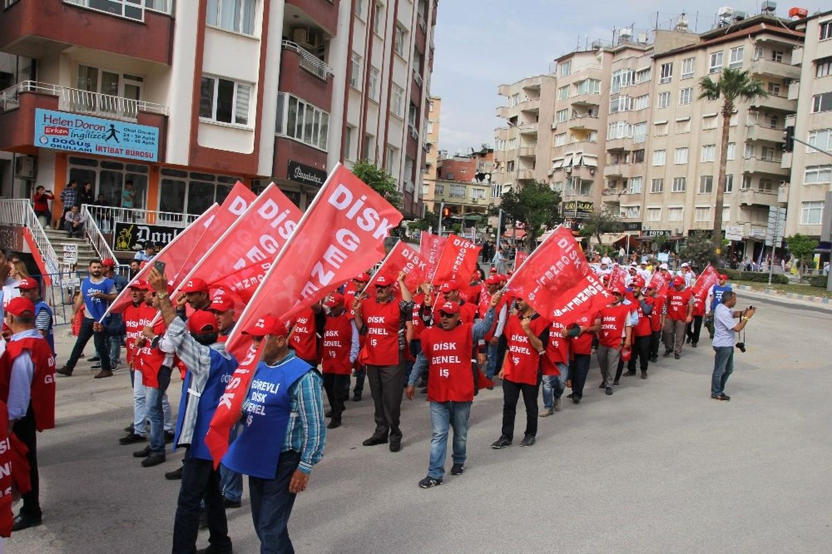 Hatay\'da 1 Mayıs Yürüyüşü