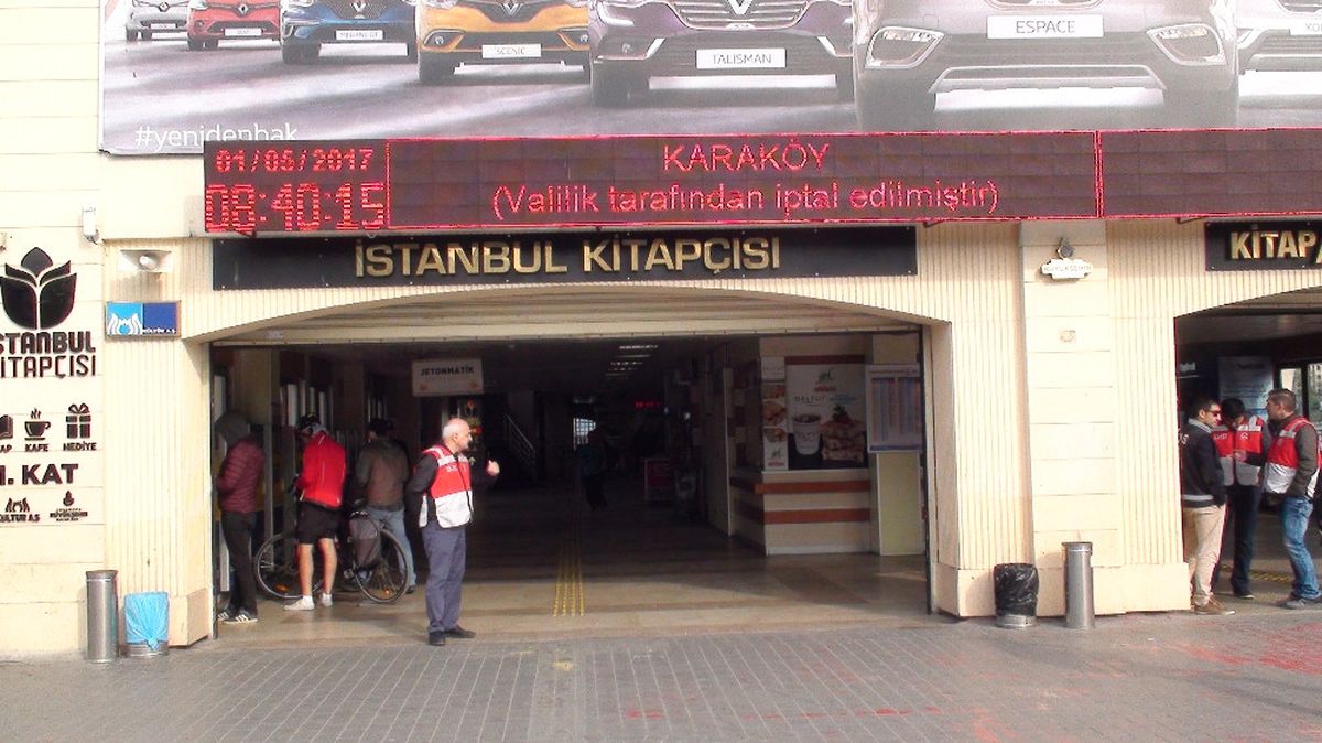 Kadıköy Iskelelerinde 1 Mayıs Önlemi
