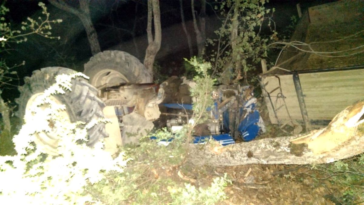 Kastamonu\'da Traktör Uçuruma Yuvarlandı: 1 Yaralı