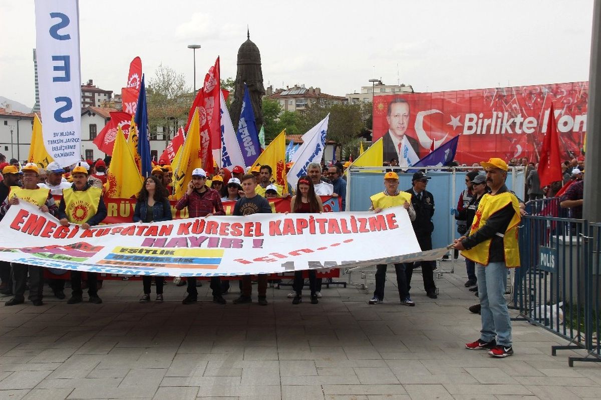 Konya\'da 1 Mayıs Etkinliği