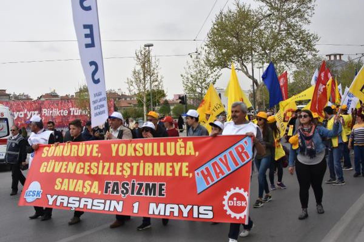 Konya\'da \'1 Mayıs\' Kutlaması
