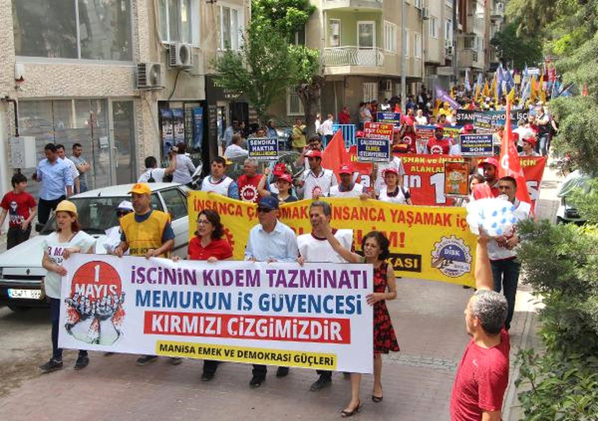 Manisa\'da 1 Mayıs Kutlandı