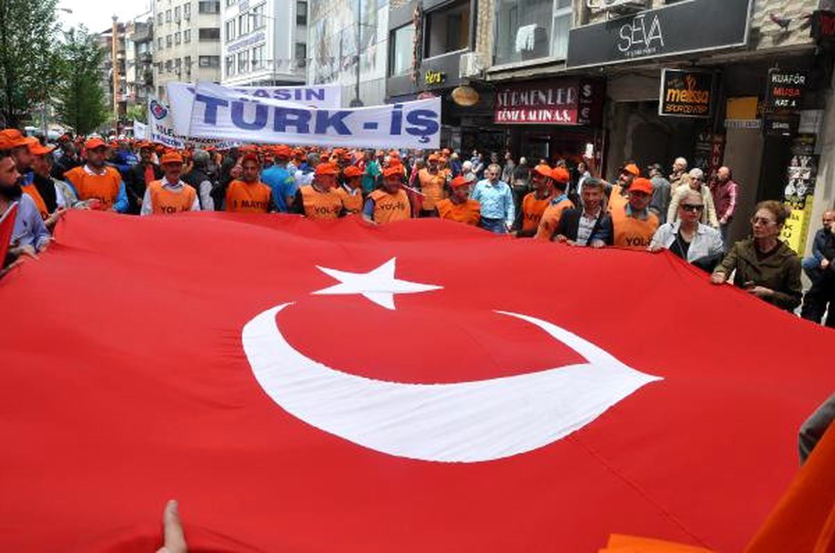 Trabzon\'da 1 Mayıs Coşkusu