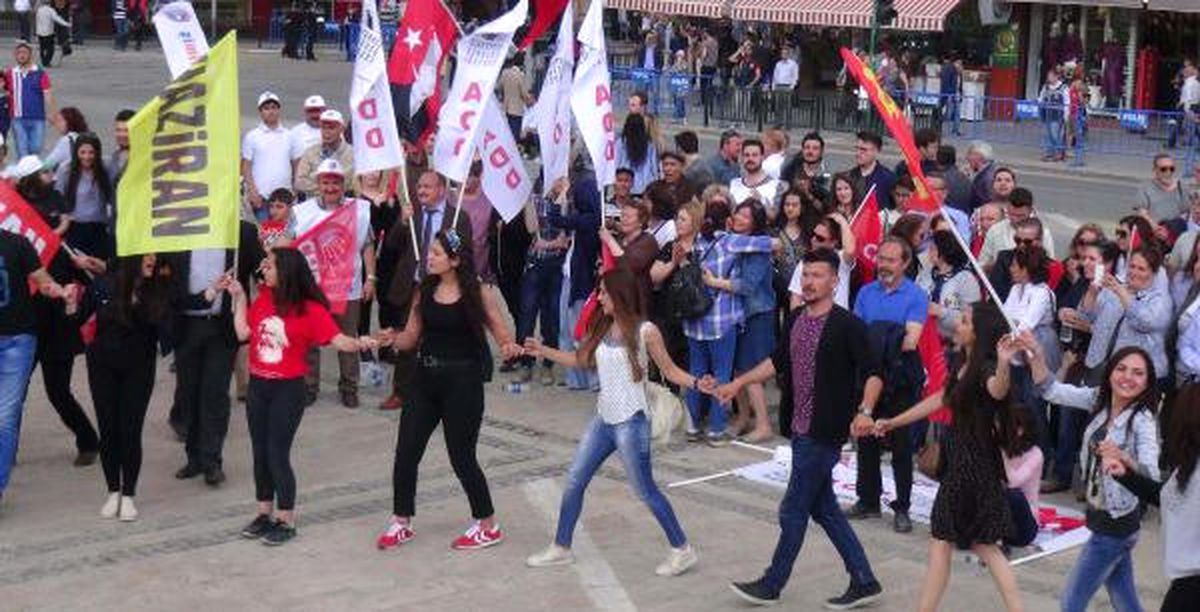 Uşak\'ta 1 Mayıs Kutlaması