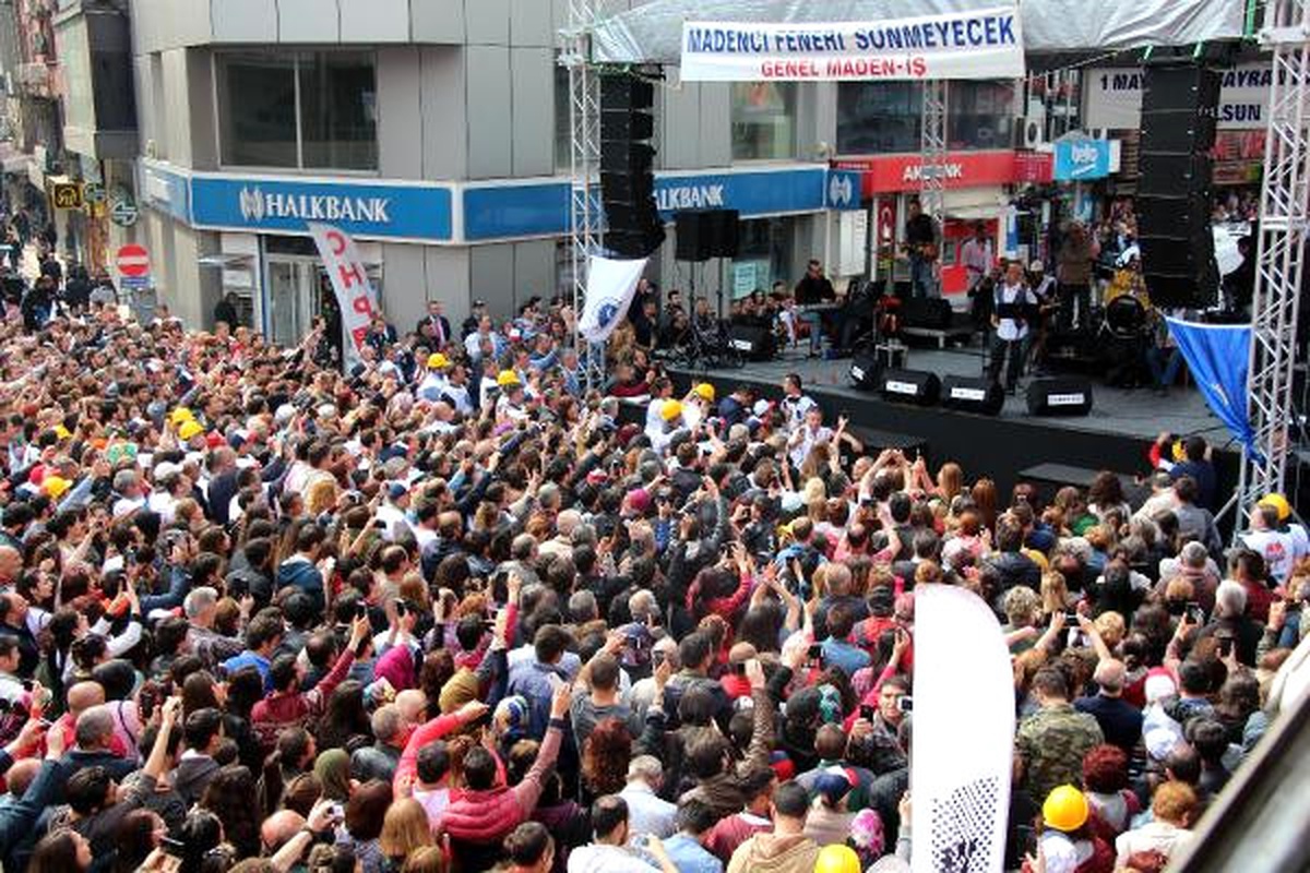 Zonguldak\'ta 1 Mayıs Coşkuyla Kutlandı (2)