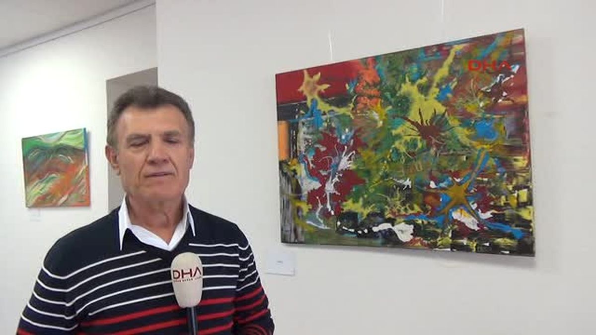 Almanya\'da Yaşayan Mesut Aydoğdu Üçüncü Resim Sergisini Açtı