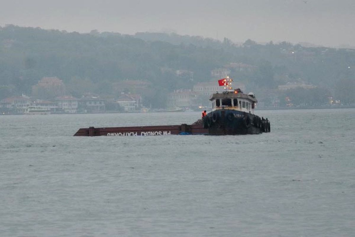Beykoz Açıklarında Duba Battı