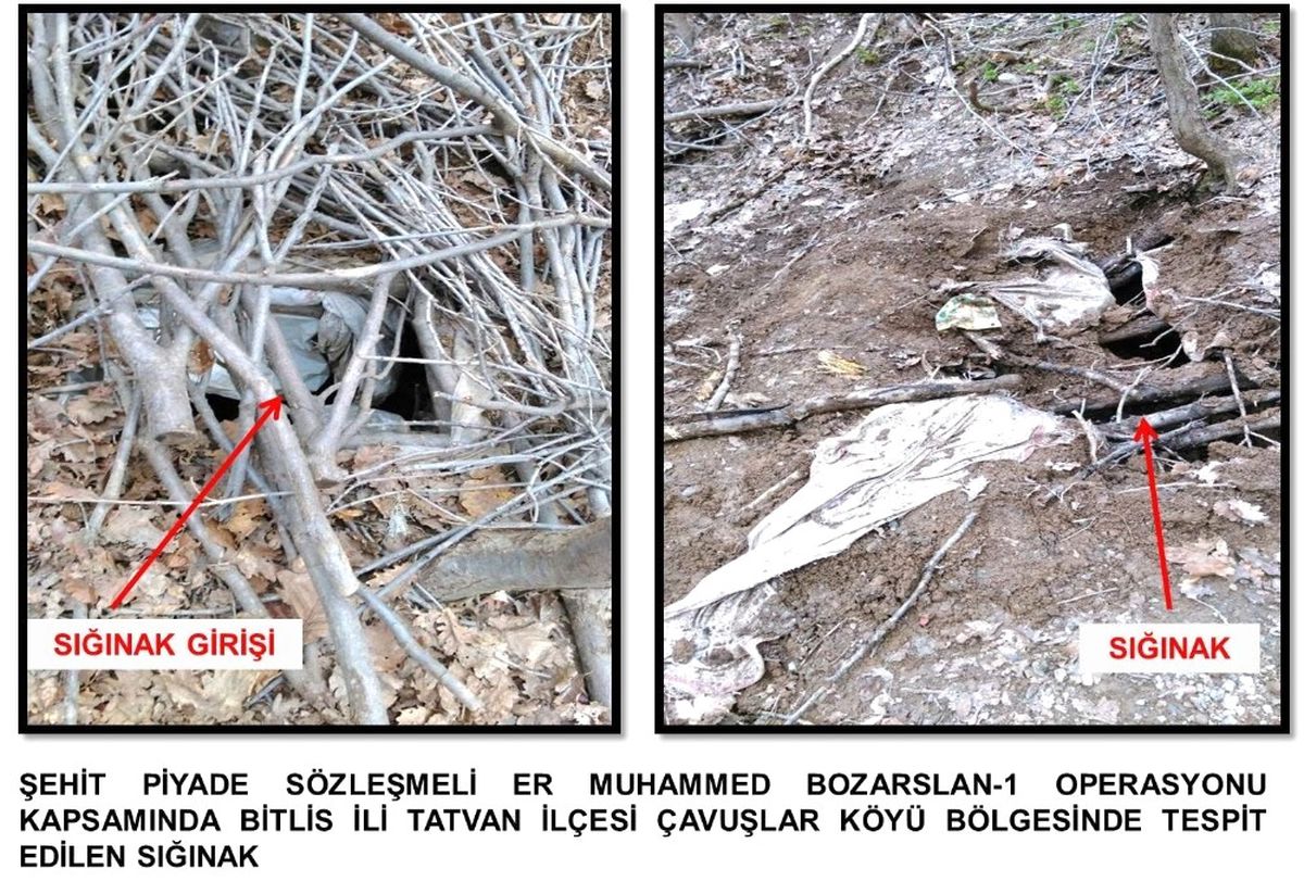 Bitlis\'te 7 Odalı Sığınak ve Malzemeler İmha Edildi