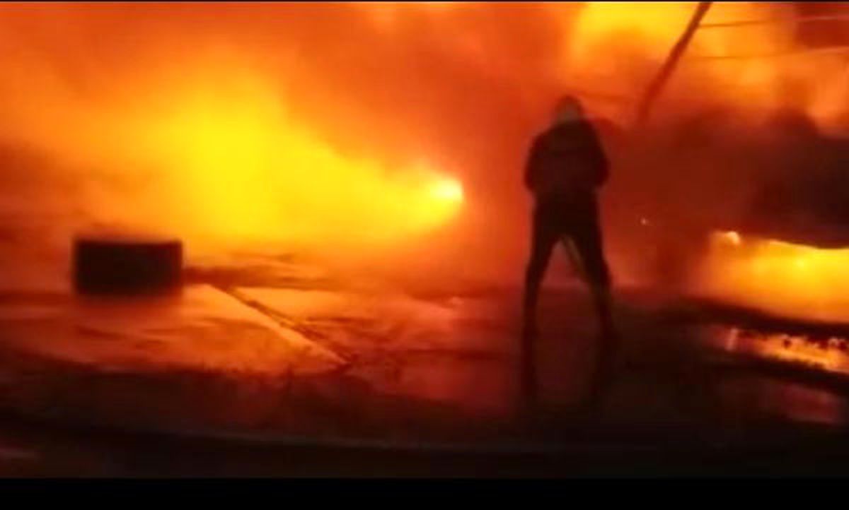 Ceviz Yüklü Tır, Otoyolda Kül Oldu